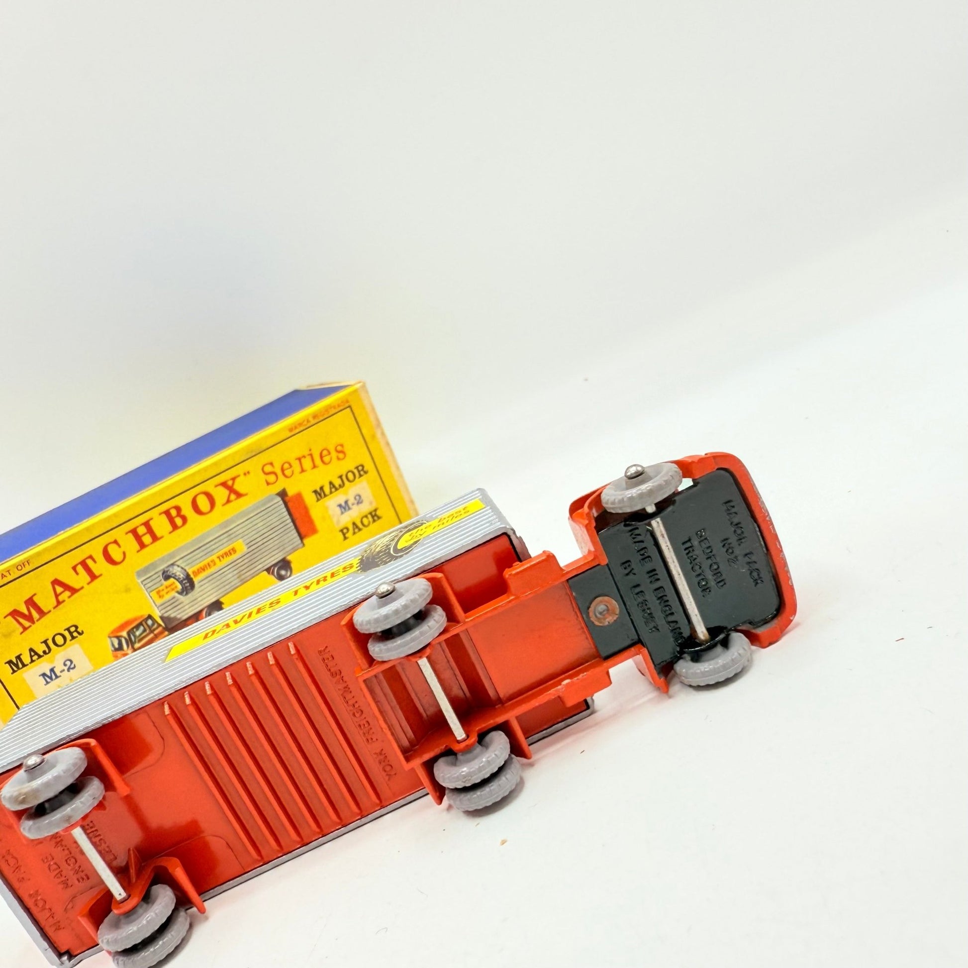 Matchbox Lesney M - 2 Major Pack M2 York Freightmaster Truck - Davies Tyres Rare GPW - Magic Matchbox