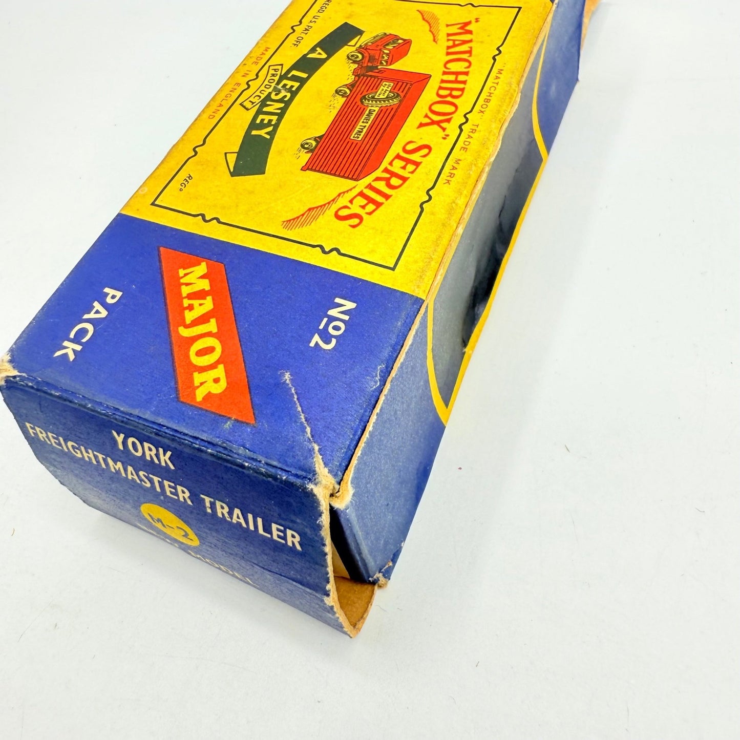 Matchbox Lesney M - 2 Major Pack M2 York Freightmaster Truck - Empty Original Box - Magic Matchbox