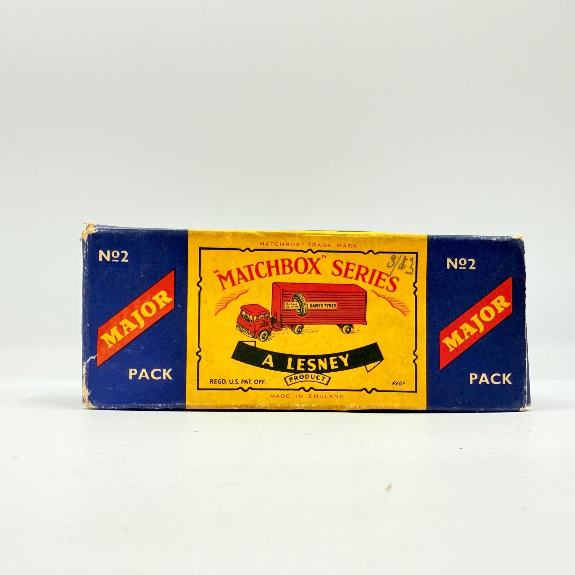 Matchbox Lesney M - 2 Major Pack M2 York Freightmaster Truck - Empty Original Box - Magic Matchbox