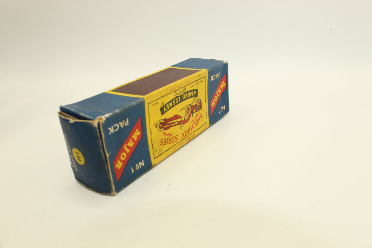 Matchbox Lesney Major Pack M - 1 Earth Scraper Empty Box - Magic Matchbox