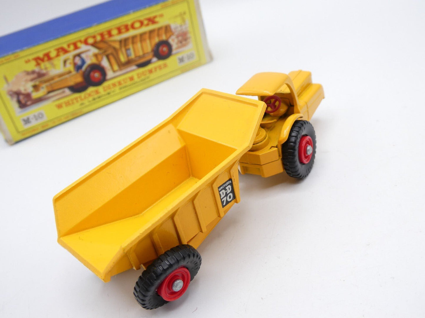 Matchbox Lesney Major Pack M - 10 Whitlock Dinkum Dumper - red hubs boxed - Magic Matchbox