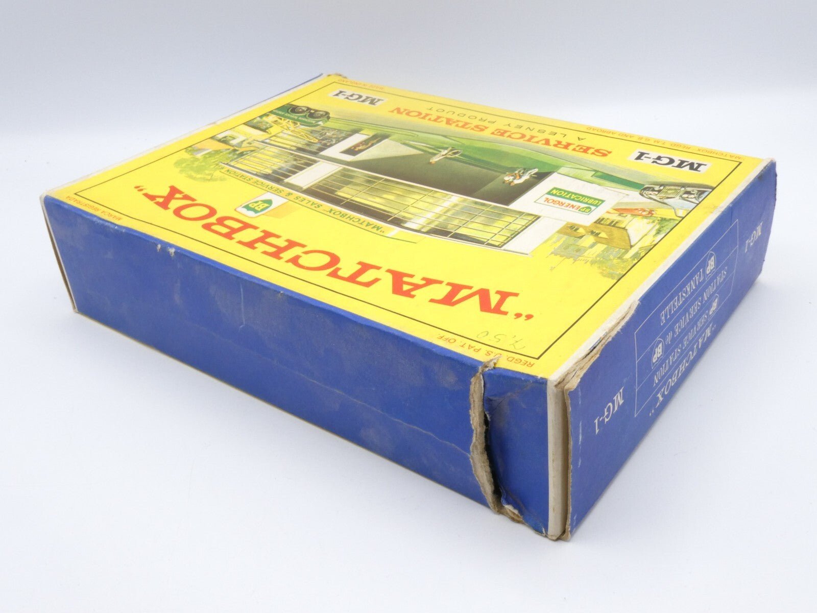 Matchbox Lesney MG - 1 BP Service Station - Magic Matchbox