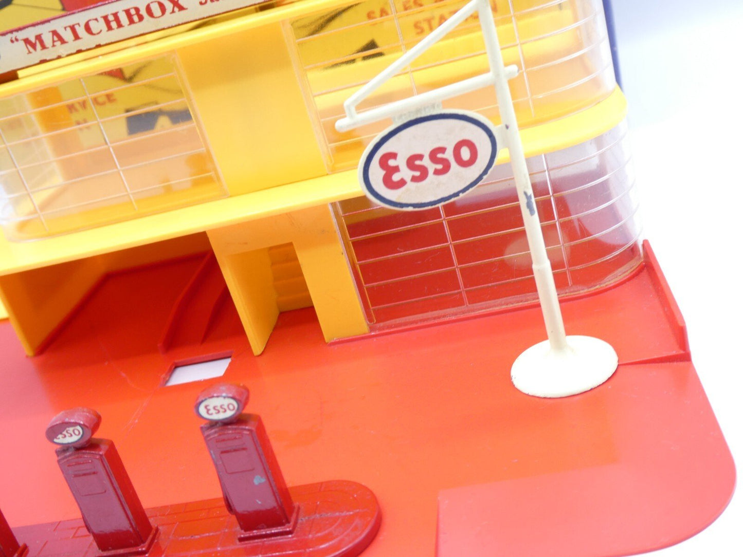 Matchbox Lesney MG - 1 Series Sales and Service Station - Repaired Base - Magic Matchbox