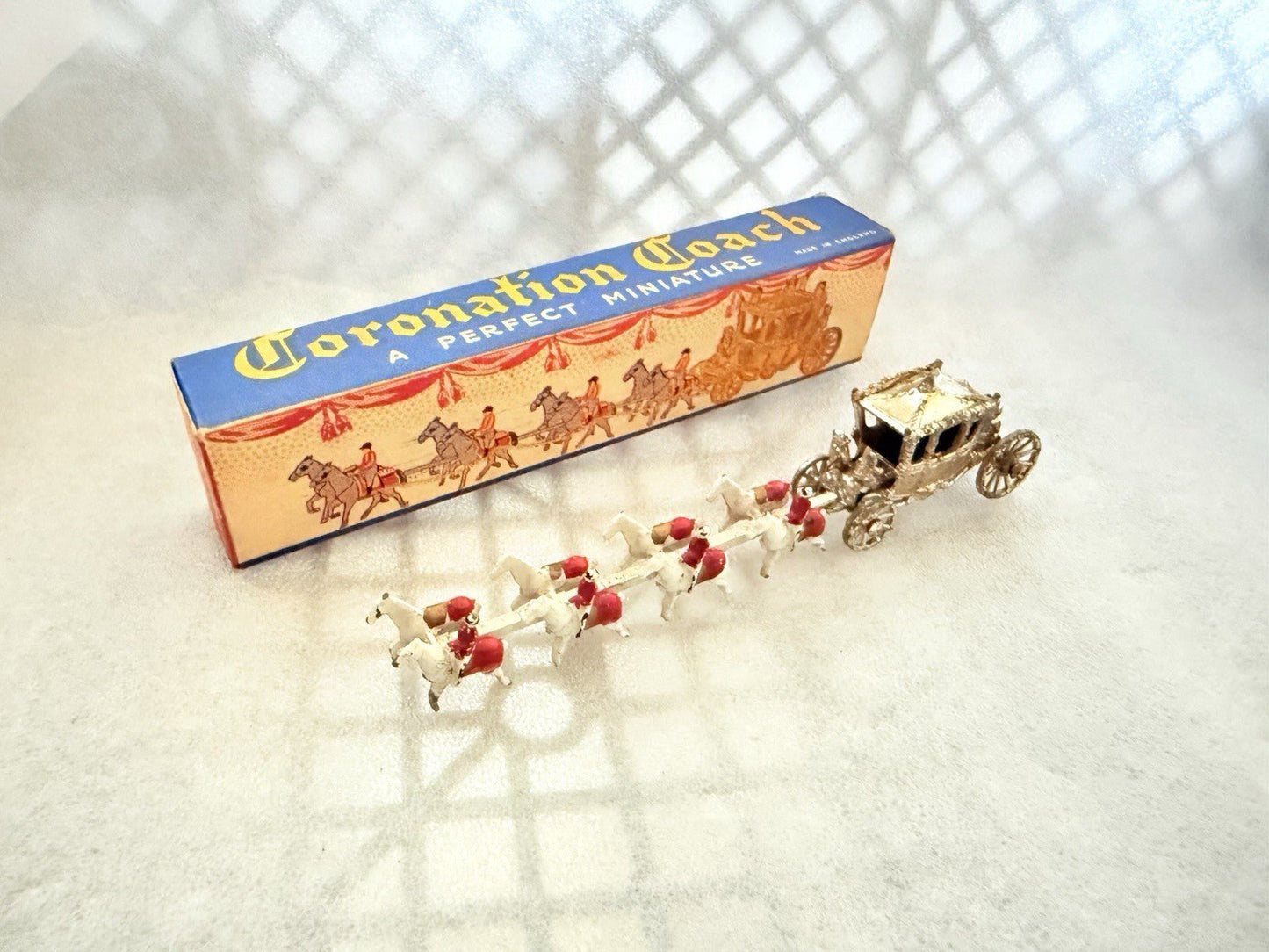Matchbox Lesney Moko Miniature Queen's Coronation Coach Complete Box - Magic Matchbox