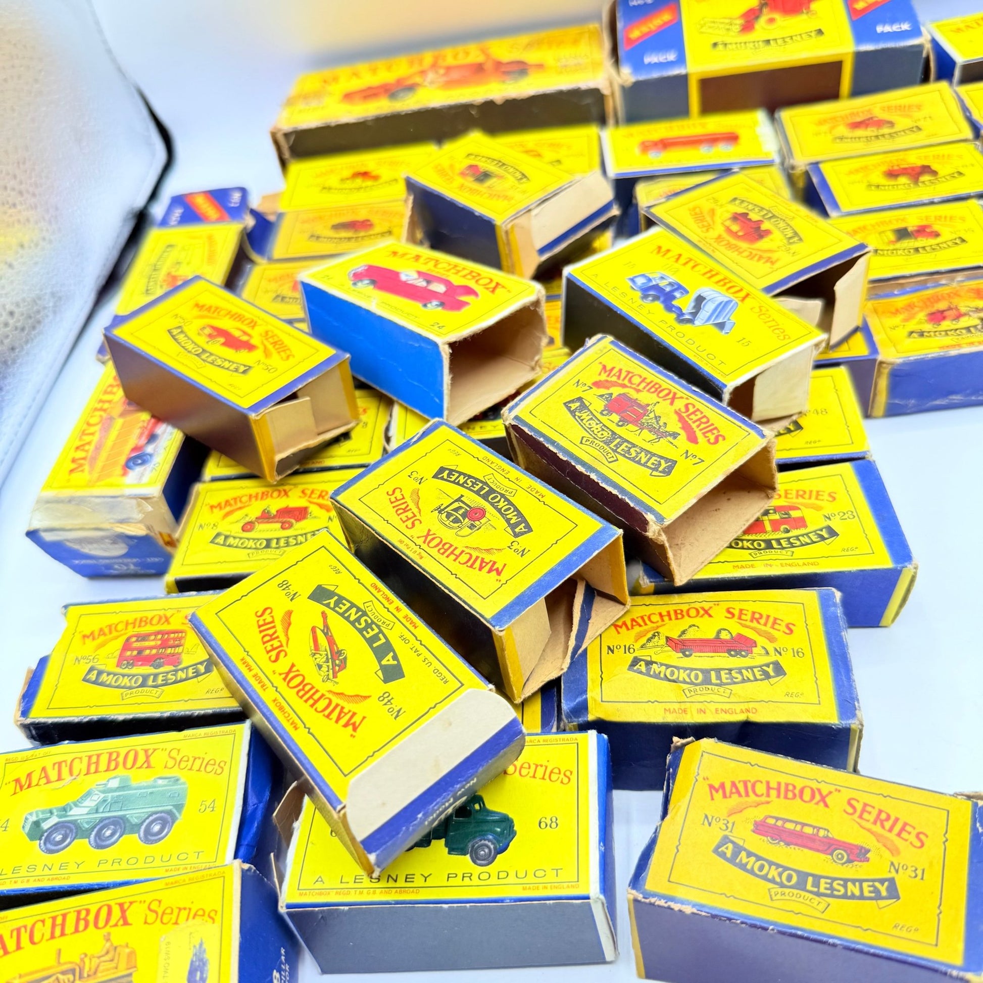 Matchbox Regular Wheels Damaged & Broken Boxes x 50 - Magic Matchbox