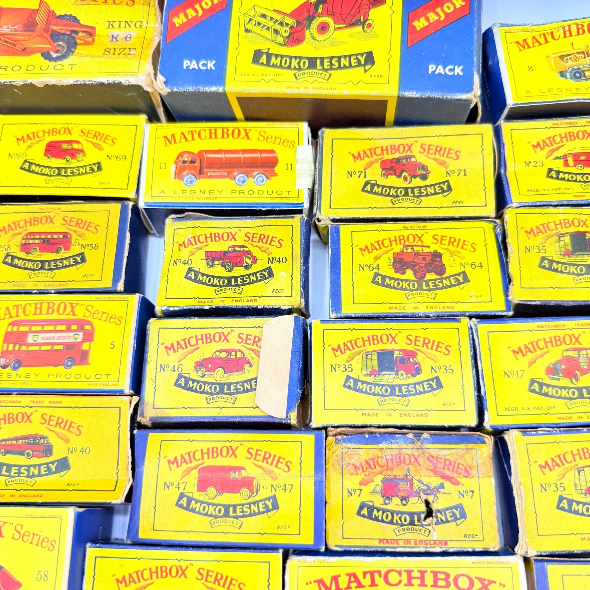 Matchbox Regular Wheels Damaged & Broken Boxes x 50 - Magic Matchbox