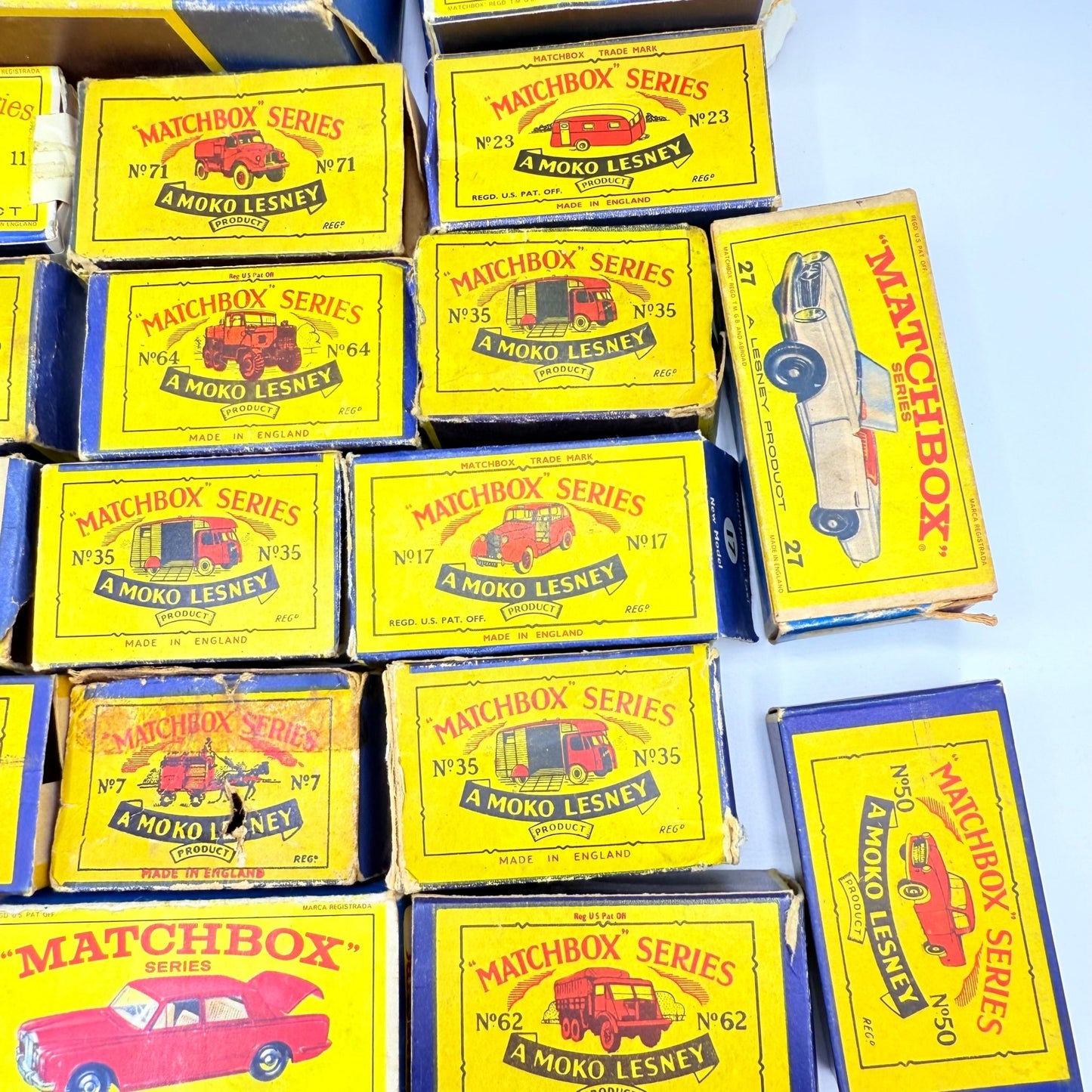 Matchbox Regular Wheels Damaged & Broken Boxes x 50 - Magic Matchbox