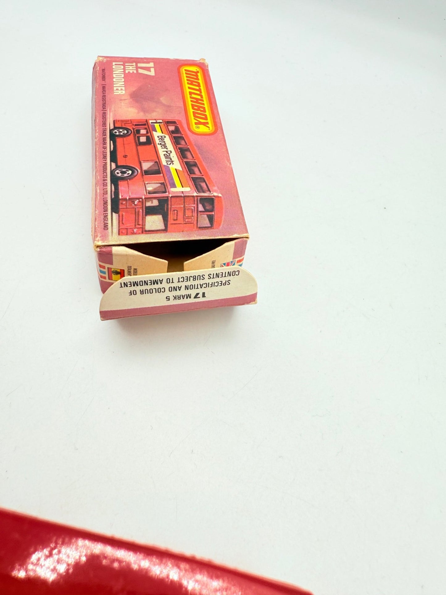 Matchbox Superfast 17 The Londoner - Berger Paints - Magic Matchbox