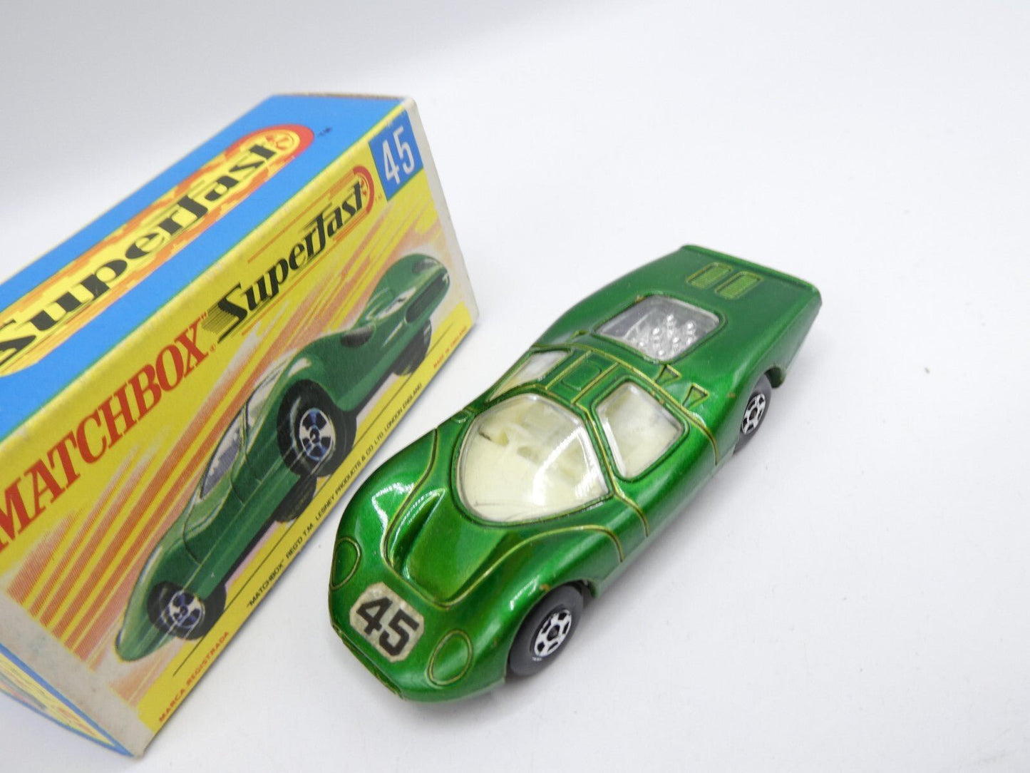 Matchbox Superfast 45 Ford Group 6 Black Base boxed - Magic Matchbox