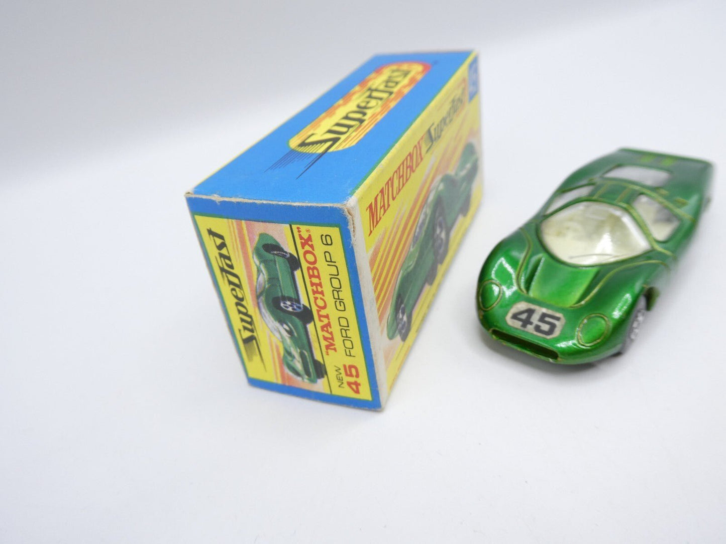 Matchbox Superfast 45 Ford Group 6 Black Base boxed - Magic Matchbox