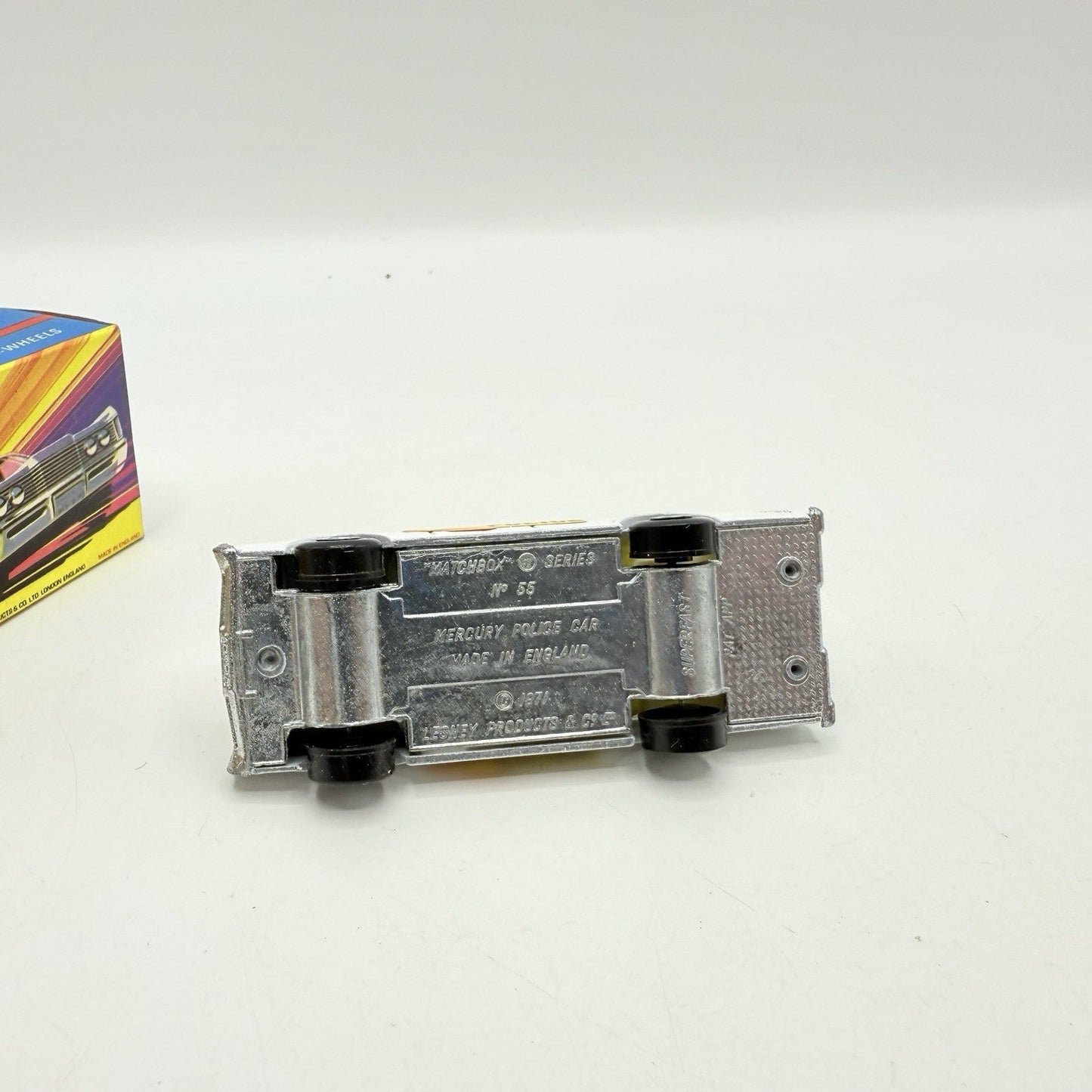 Matchbox Superfast 55 Mercury Police Station Wagon with Bonnet & Door Labels - Magic Matchbox