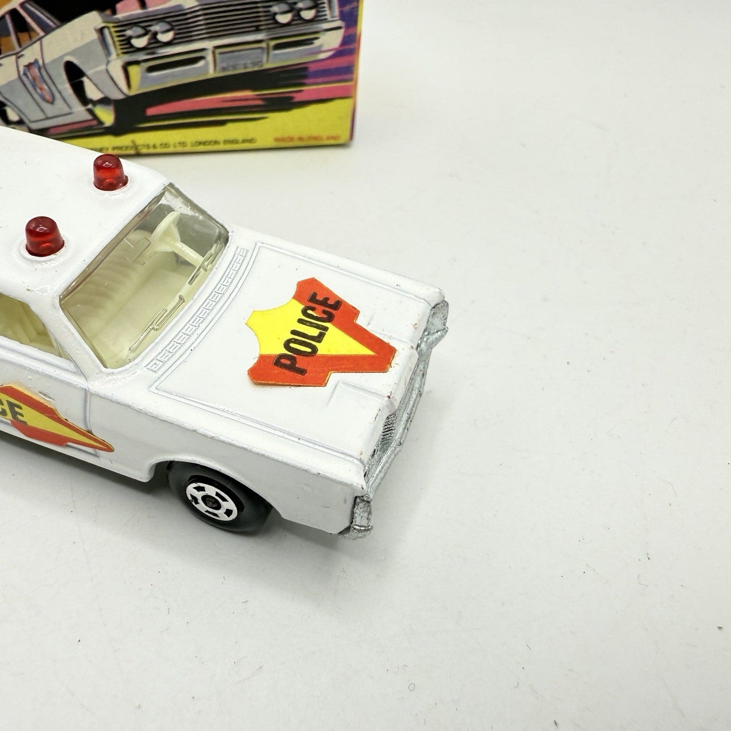 Matchbox Superfast 55 Mercury Police Station Wagon with Bonnet & Door Labels - Magic Matchbox