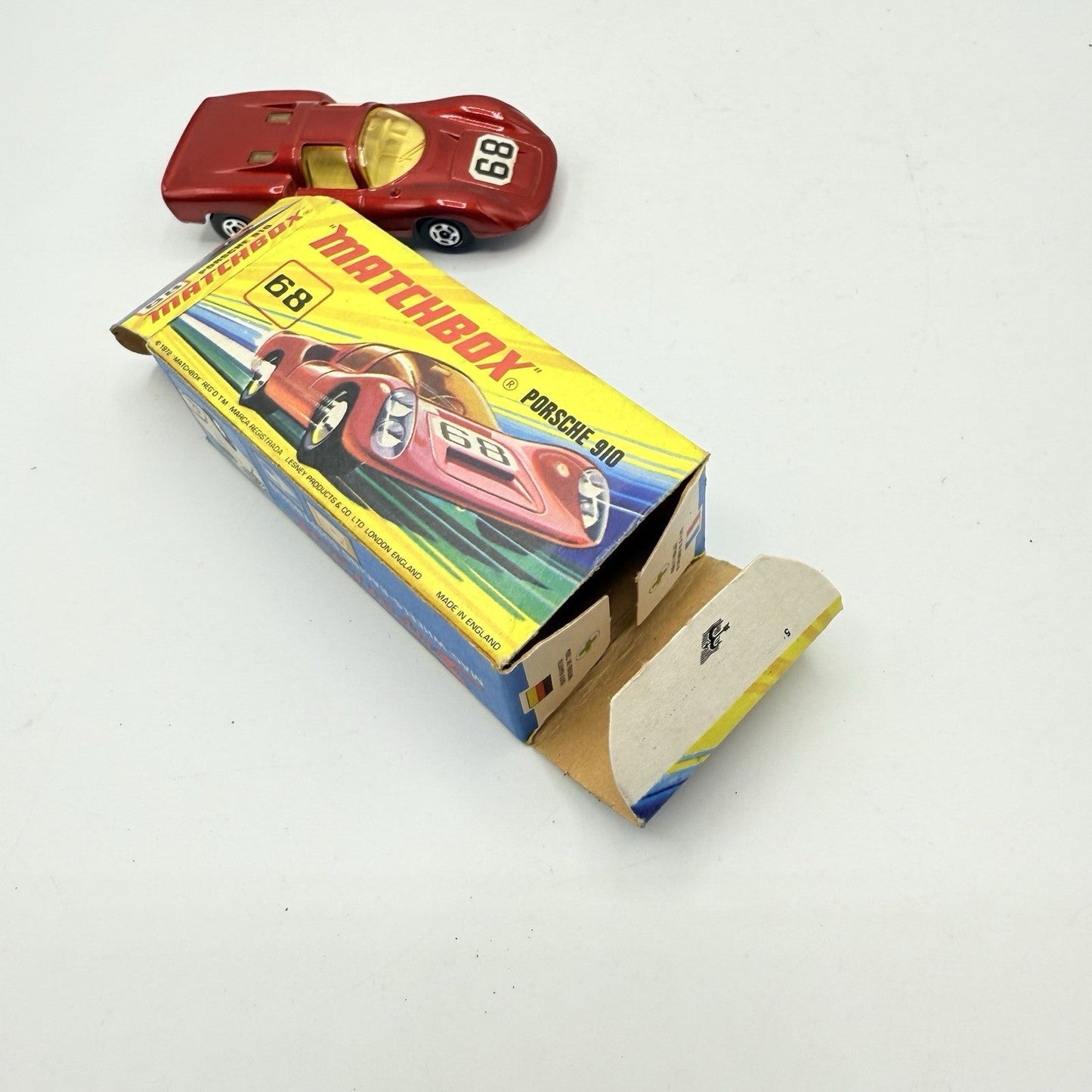 Matchbox Superfast 68 Porsche 910 With 68 Label - Magic Matchbox