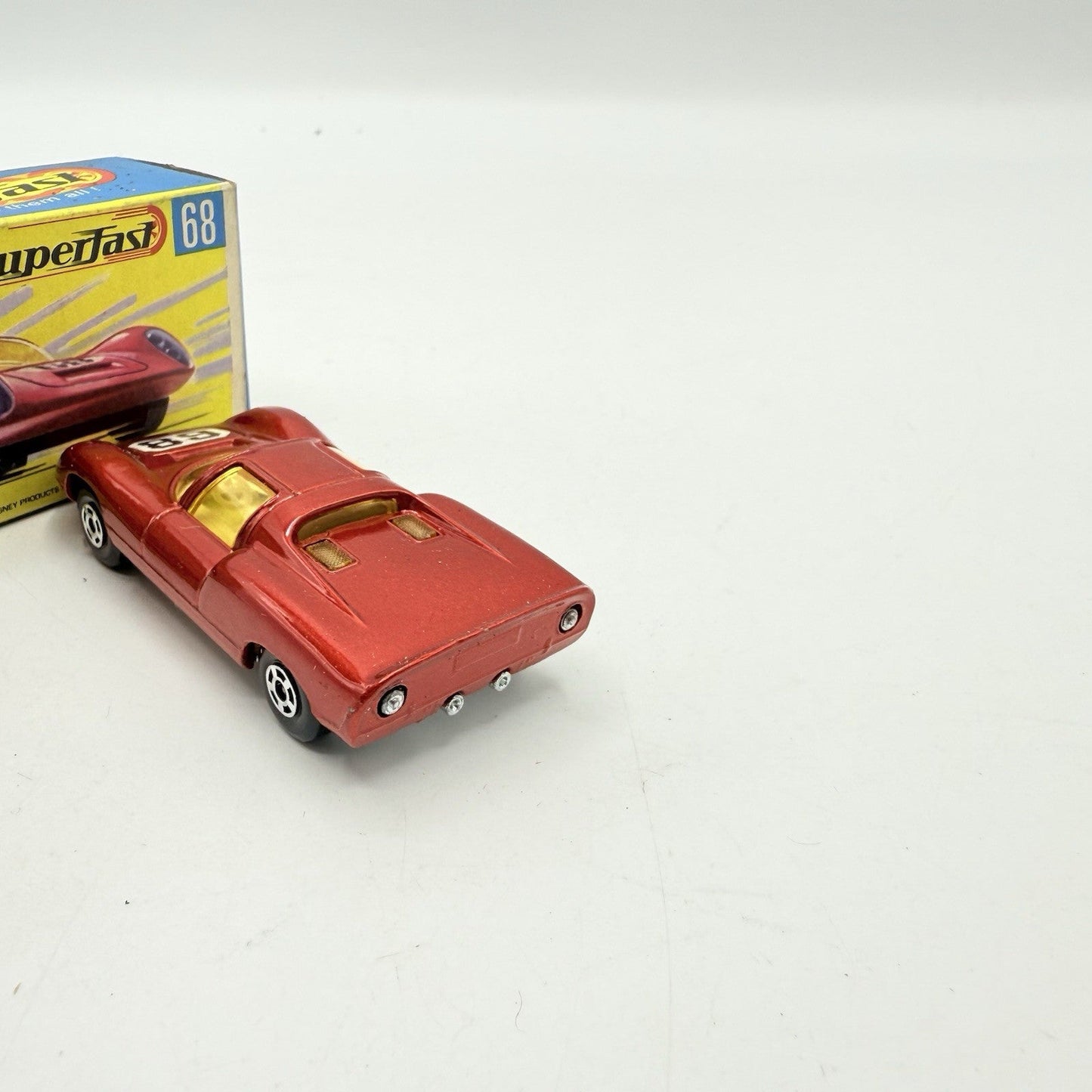 Matchbox Superfast 68 Porsche 910 With 68 Label Very Close To Mint - Magic Matchbox