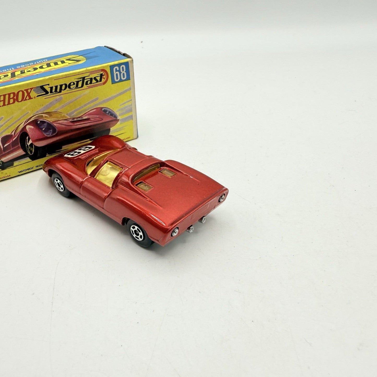 Matchbox Superfast 68 Porsche 910 With 68 Label Very Close To Mint - Magic Matchbox