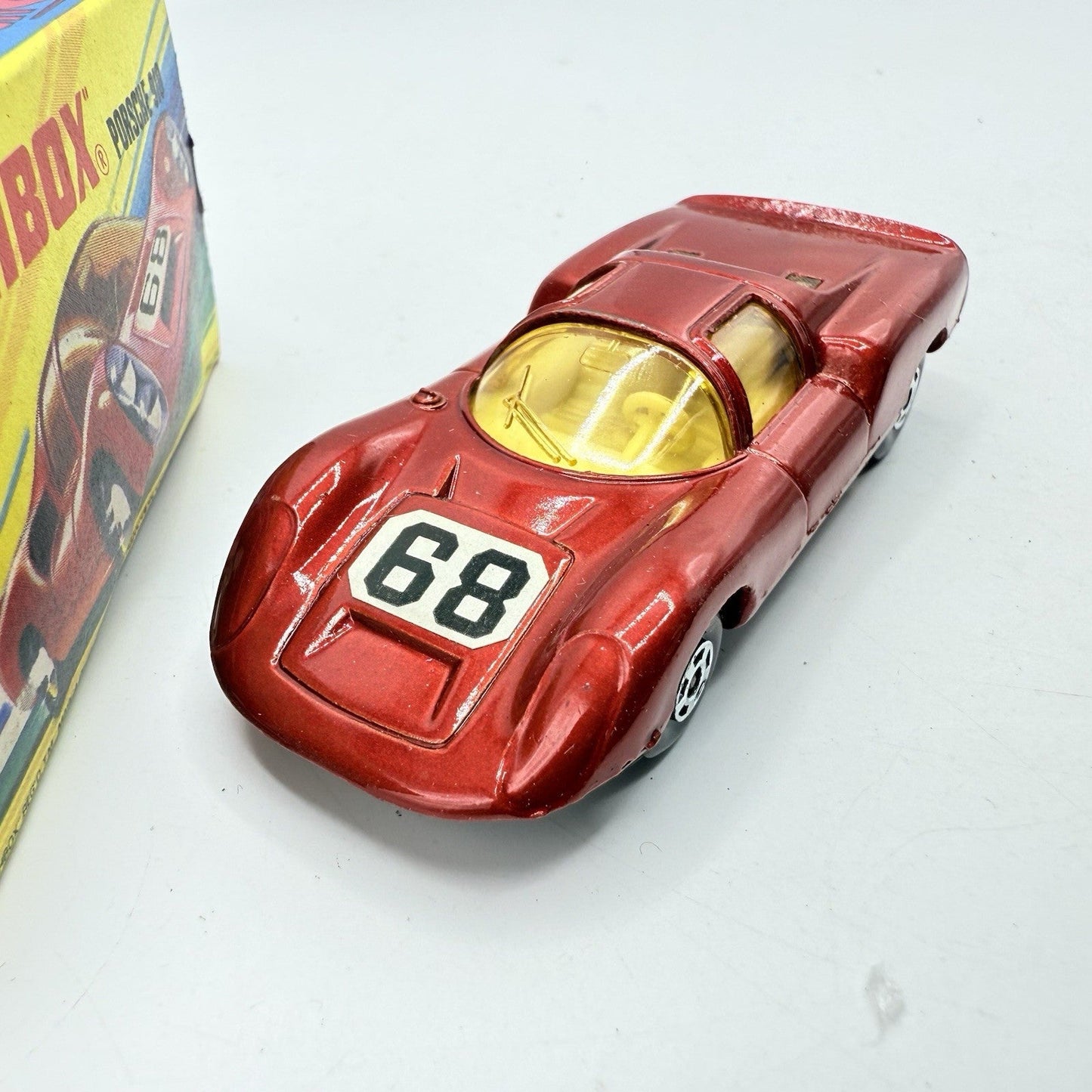 Matchbox Superfast 68 Porsche 910 With 68 Label Very Close To Mint - Magic Matchbox