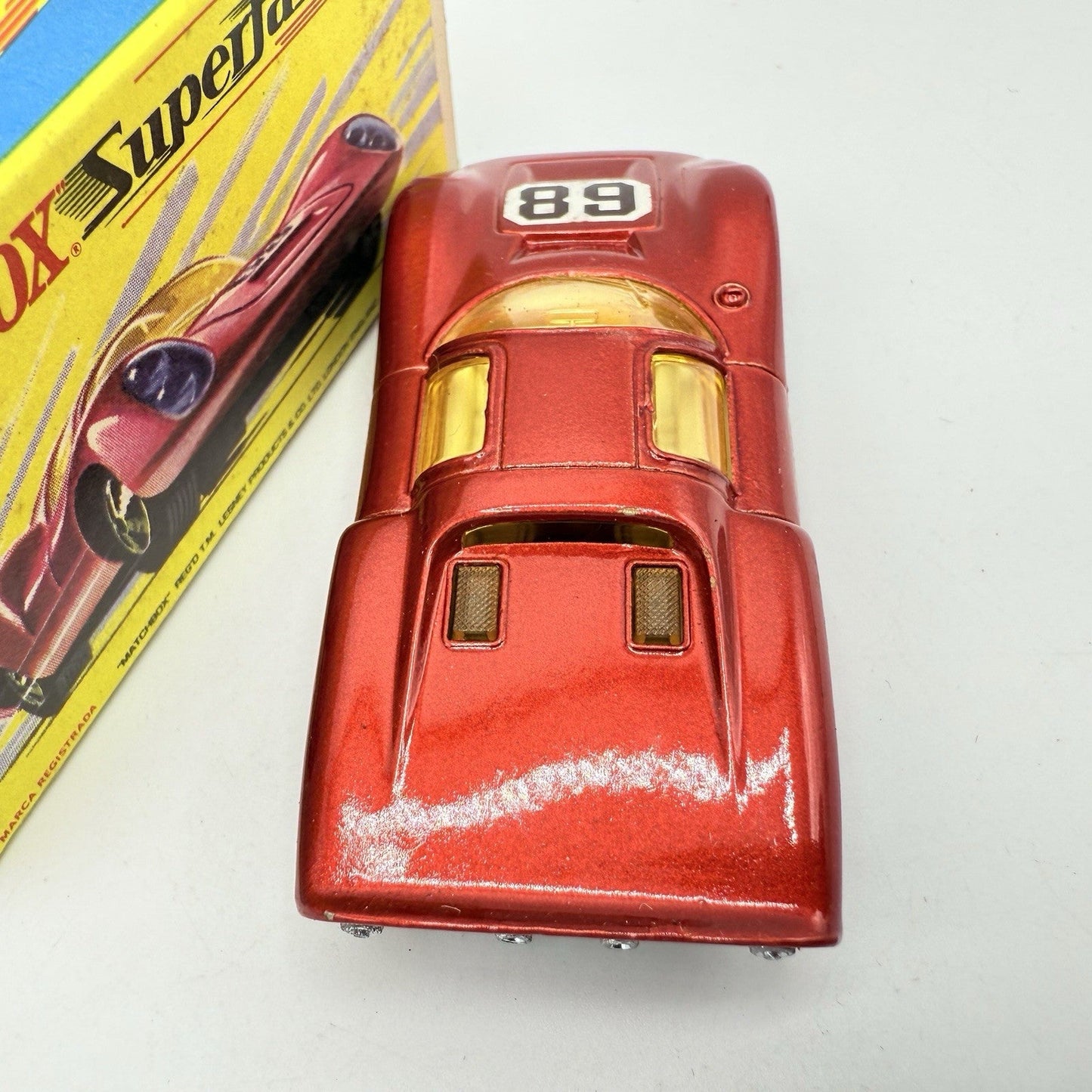 Matchbox Superfast 68 Porsche 910 With 68 Label Very Close To Mint - Magic Matchbox