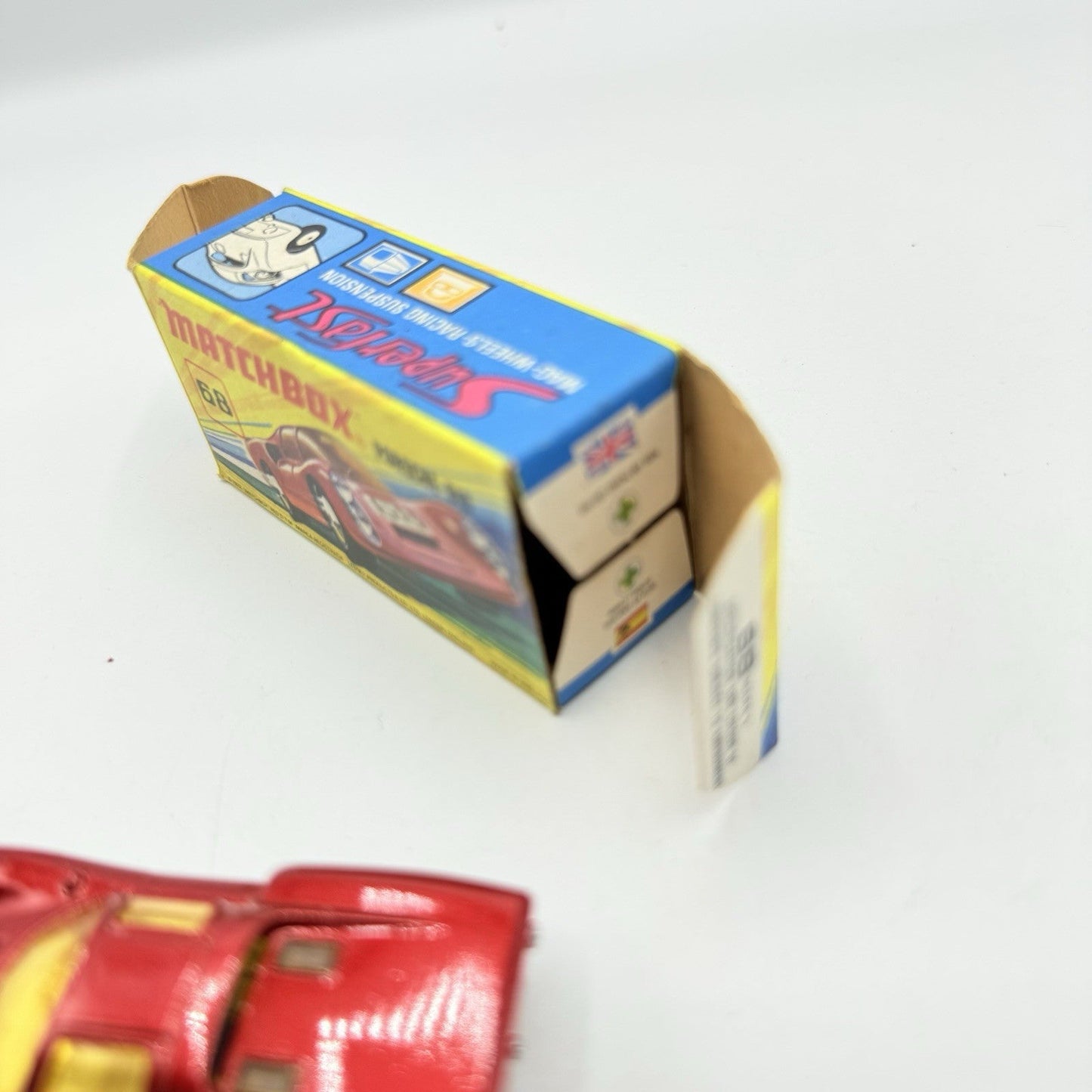 Matchbox Superfast 68 Porsche 910 With 68 Label Very Close To Mint - Magic Matchbox