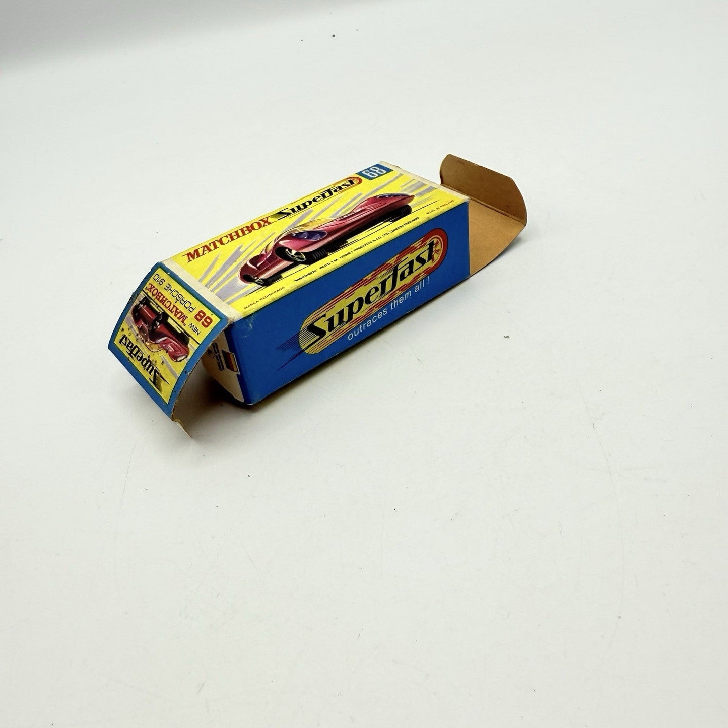Matchbox Superfast 68 Porsche 910 With 68 Label Very Close To Mint - Magic Matchbox