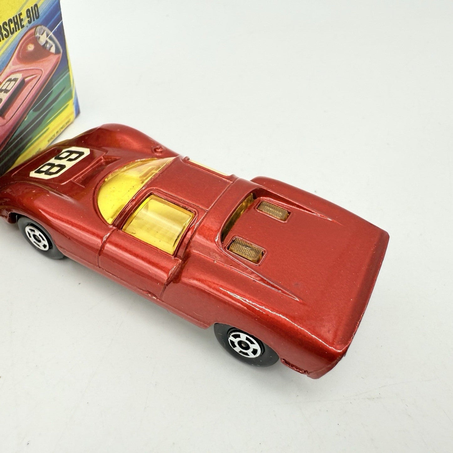 Matchbox Superfast 68 Porsche 910 With 68 Label Very Close To Mint - Magic Matchbox