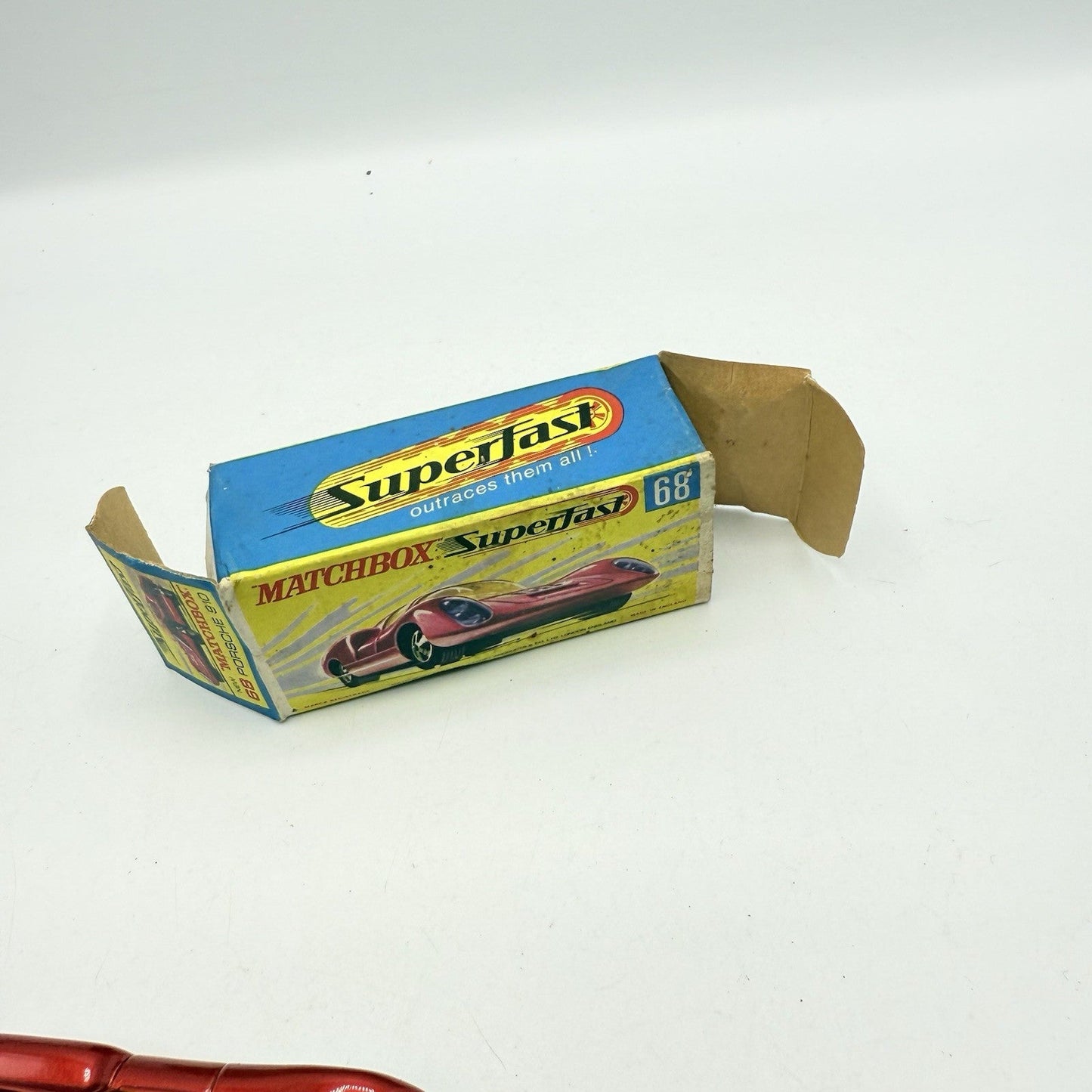 Matchbox Superfast 68 Porsche 910 With 68 Label Very Close To Mint - Magic Matchbox