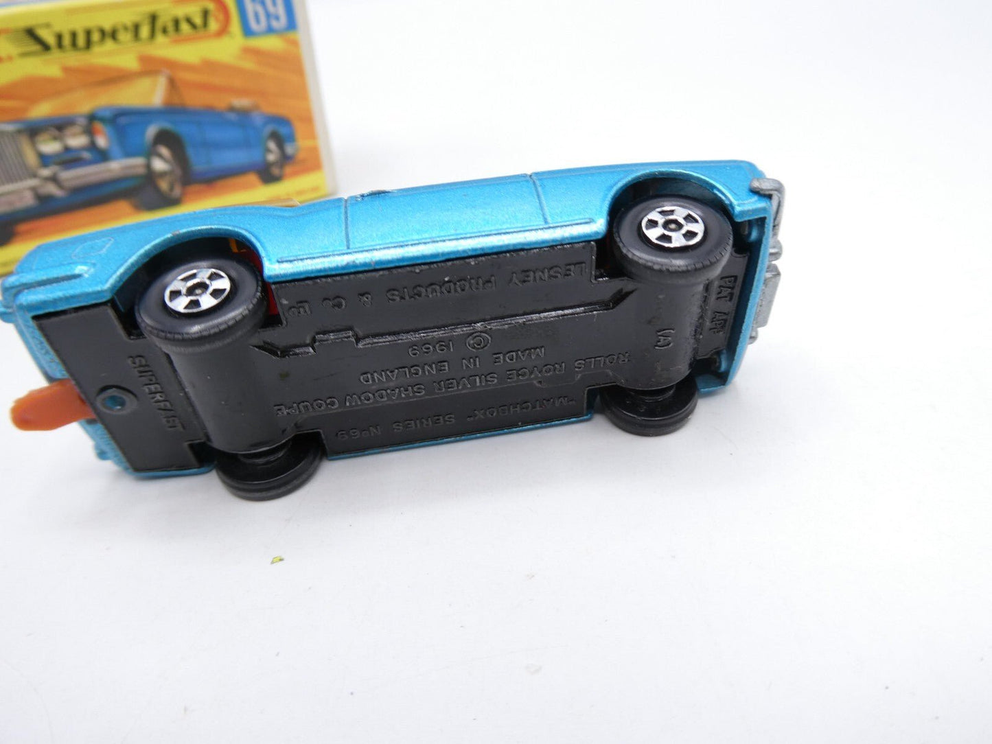 Matchbox Superfast 69 Rolls Royce Blue Boxed - Magic Matchbox
