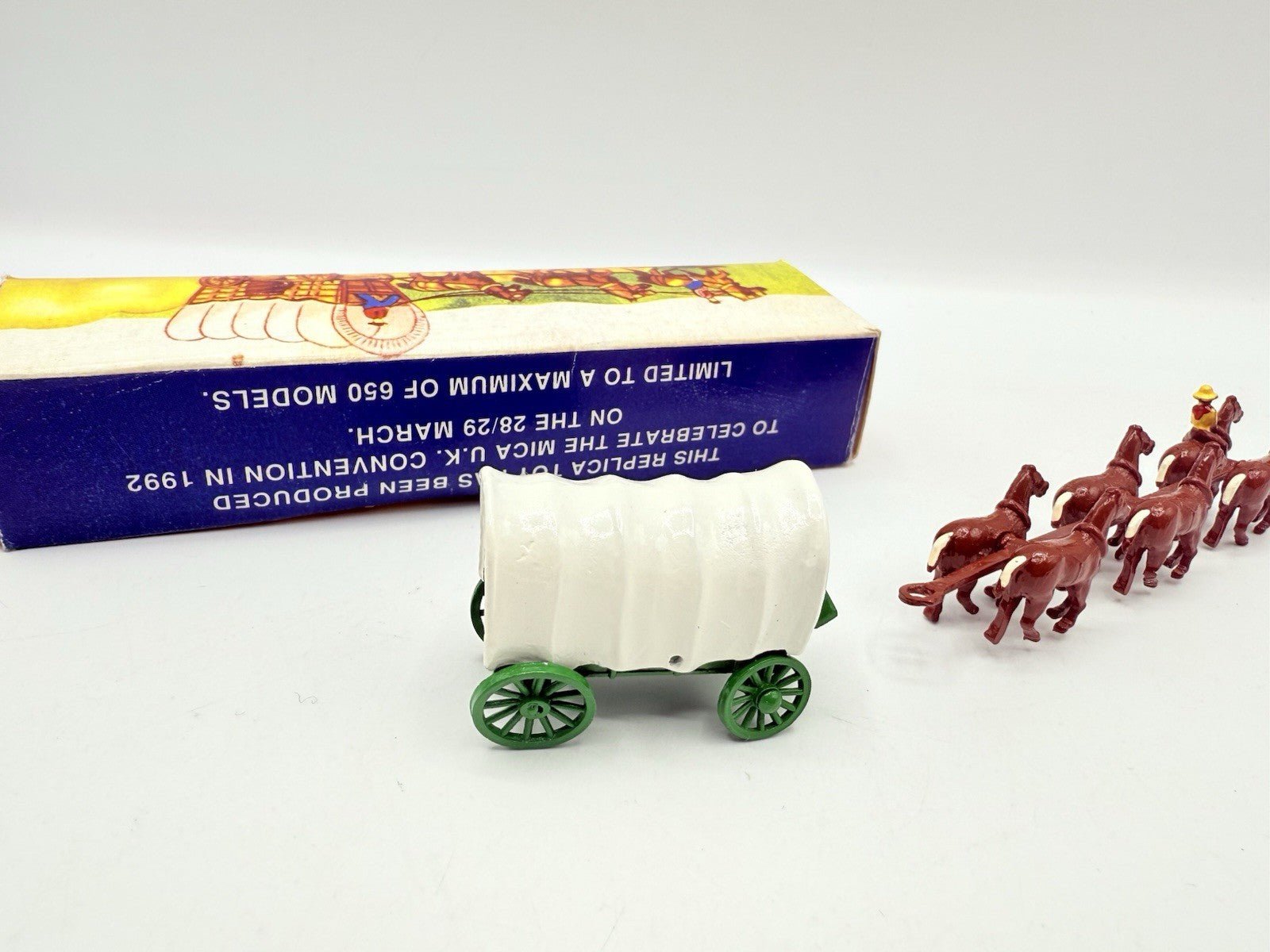 MICA Re - issue of the Matchbox Lesney MOKO Covered Wagon No. 383 of 650 issued - Magic Matchbox