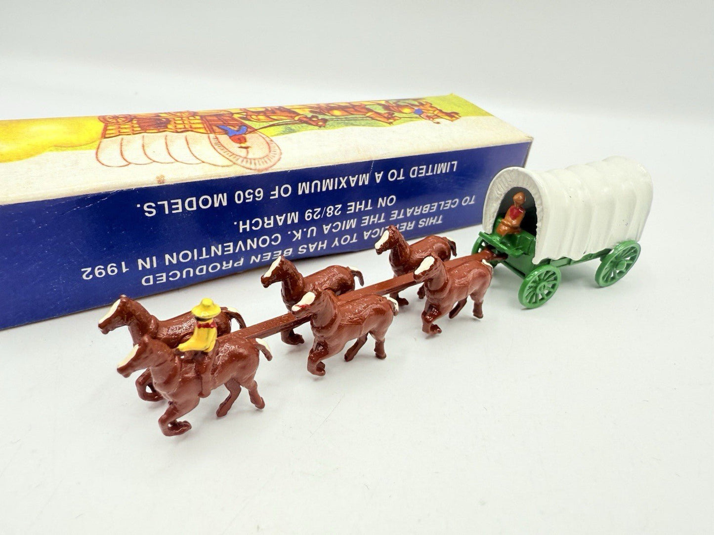 MICA Re - issue of the Matchbox Lesney MOKO Covered Wagon No. 383 of 650 issued - Magic Matchbox