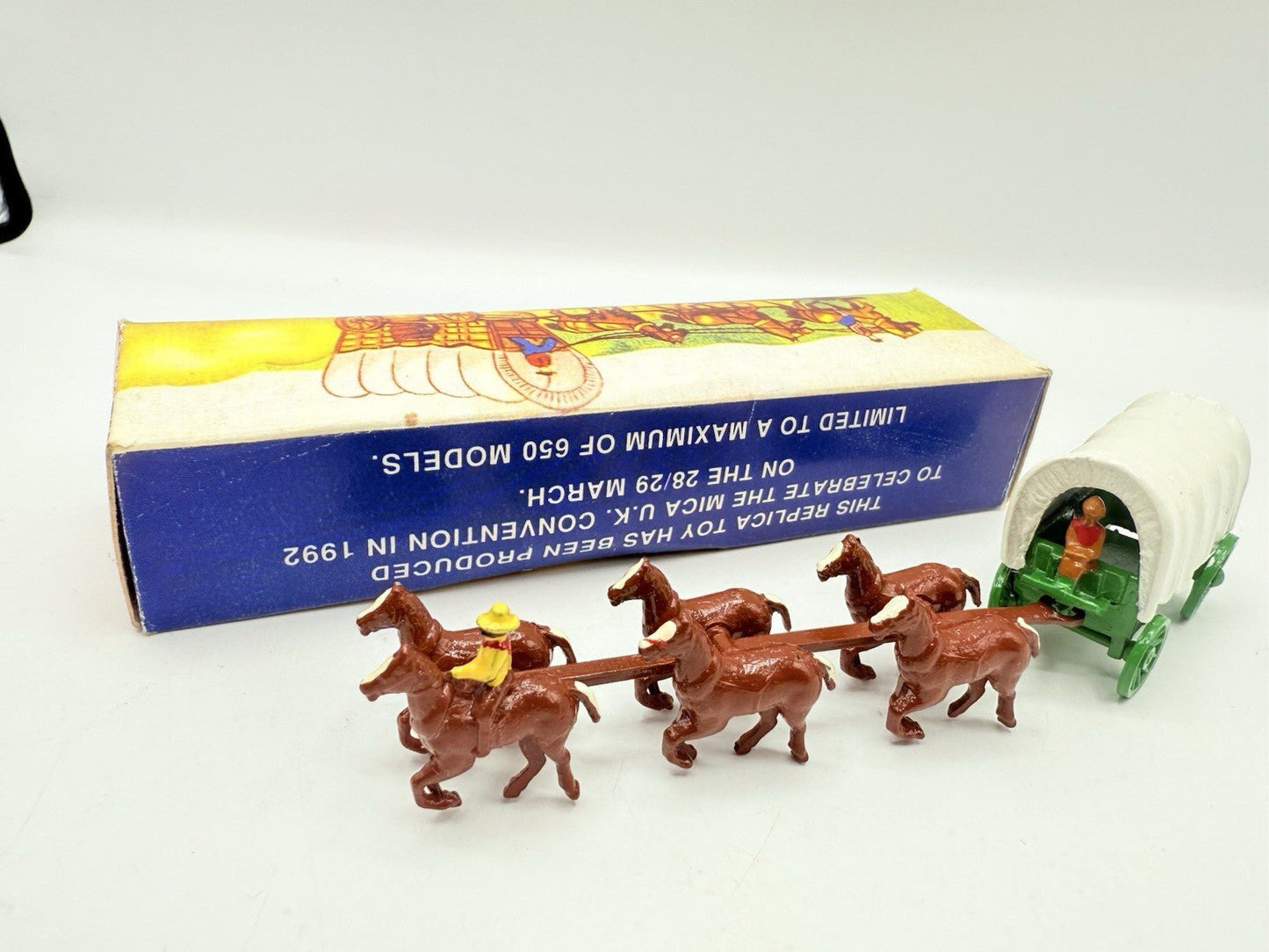 MICA Re - issue of the Matchbox Lesney MOKO Covered Wagon No. 383 of 650 issued - Magic Matchbox