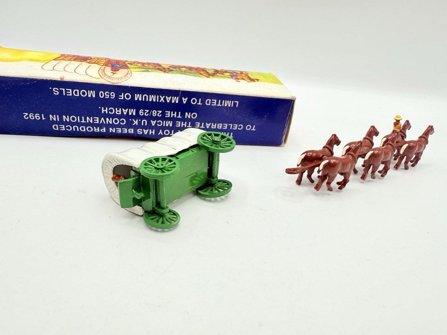 MICA Re - issue of the Matchbox Lesney MOKO Covered Wagon No. 383 of 650 issued - Magic Matchbox
