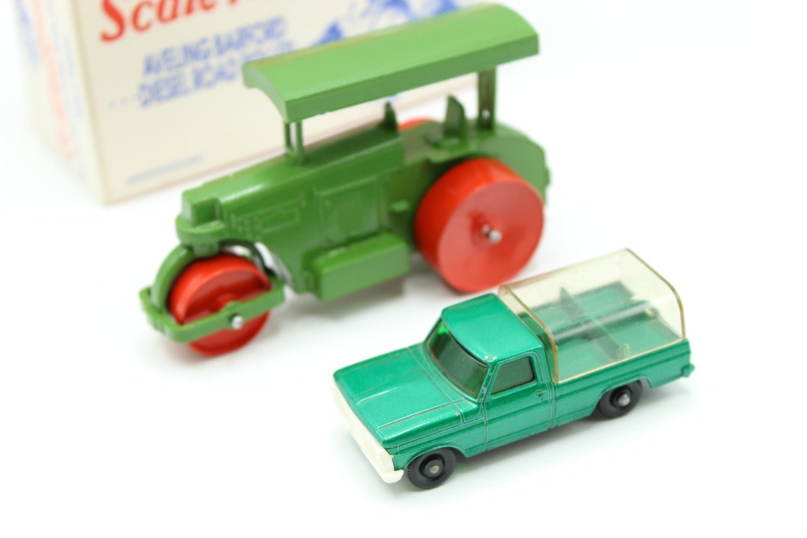 MICA "The Perfect Toy" Aveling Barford Diesel Road Roller - Re - issue of Lesney - Magic Matchbox