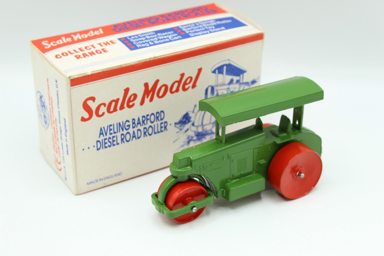 MICA "The Perfect Toy" Aveling Barford Diesel Road Roller - Re - issue of Lesney - Magic Matchbox
