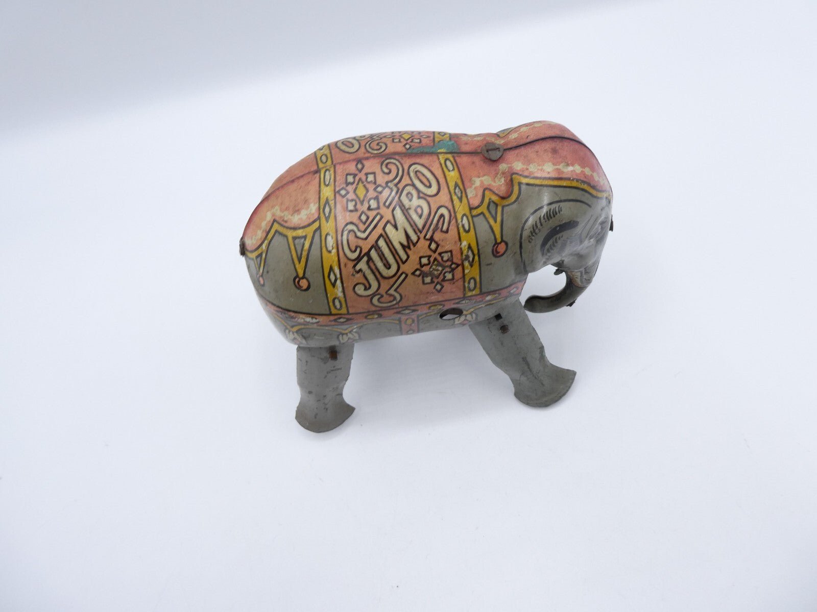 Moko Lesney Matchbox Tinplate Clockwork Jumbo The Walking Elephant - Working - Magic Matchbox