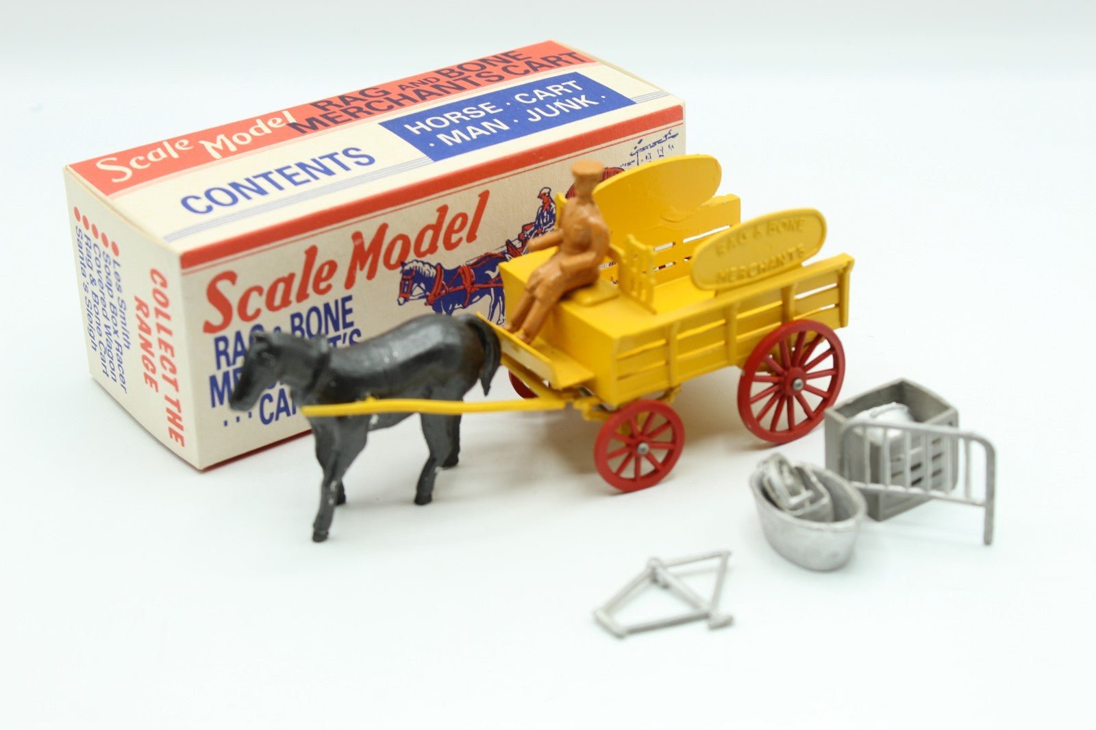 Moko Re - issue by MICA Toys Rag & Bone Merchants Cart Lesney Matchbox 244/500 - Magic Matchbox