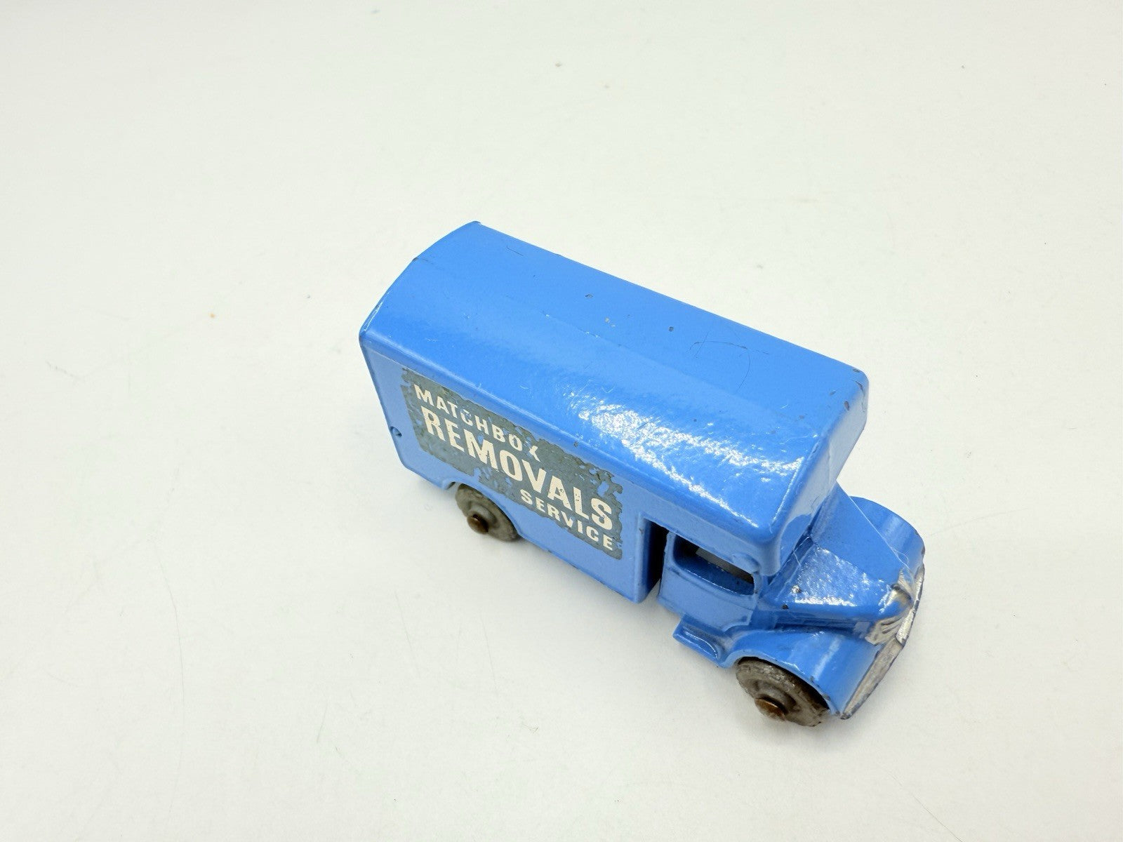 Matchbox Lesney 17a Bedford Removals Van Light Blue Unboxed Model