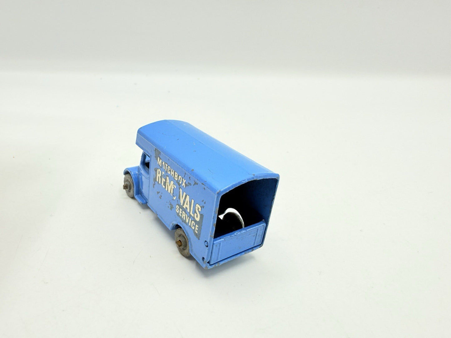 Matchbox Lesney 17a Bedford Removals Van Light Blue Unboxed Model