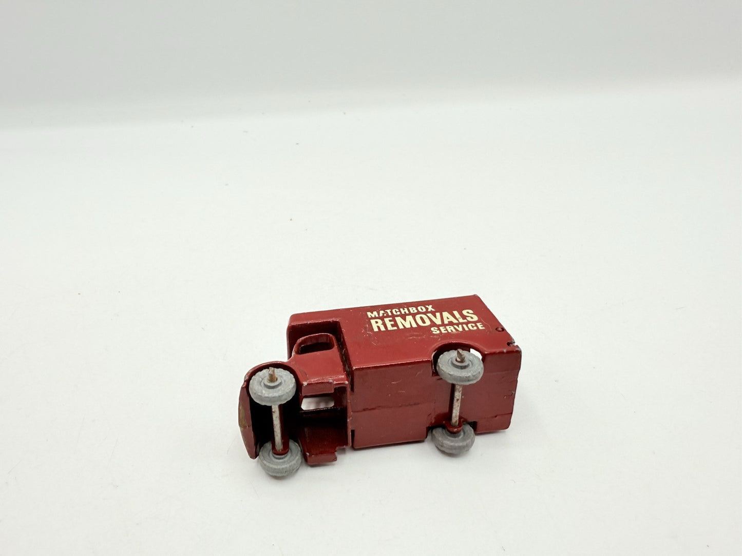 Matchbox Lesney 17a Maroon Bedford Matchbox Removal Services Van VG Unboxed