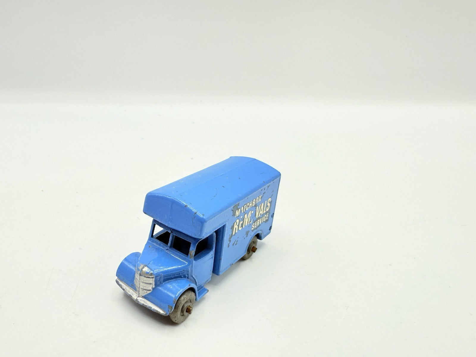 Matchbox Lesney 17a Bedford Removals Van Light Blue Unboxed Model