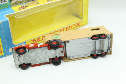 Lesney Matchbox King Size K - 18 Articulated Dodge Horse Box - Boxed - Magic Matchbox