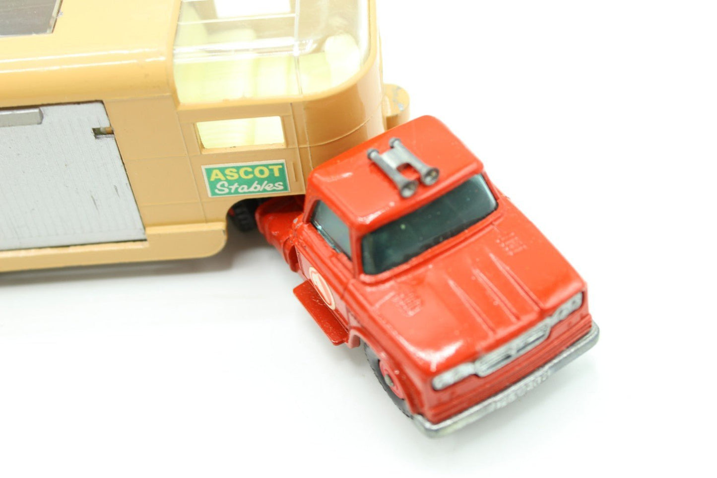 Lesney Matchbox King Size K - 18 Articulated Dodge Horse Box - Boxed - Magic Matchbox