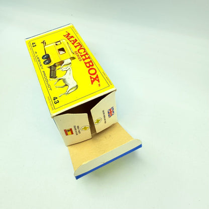 Matchbox 43c Pony Trailer Green Base - Magic Matchbox