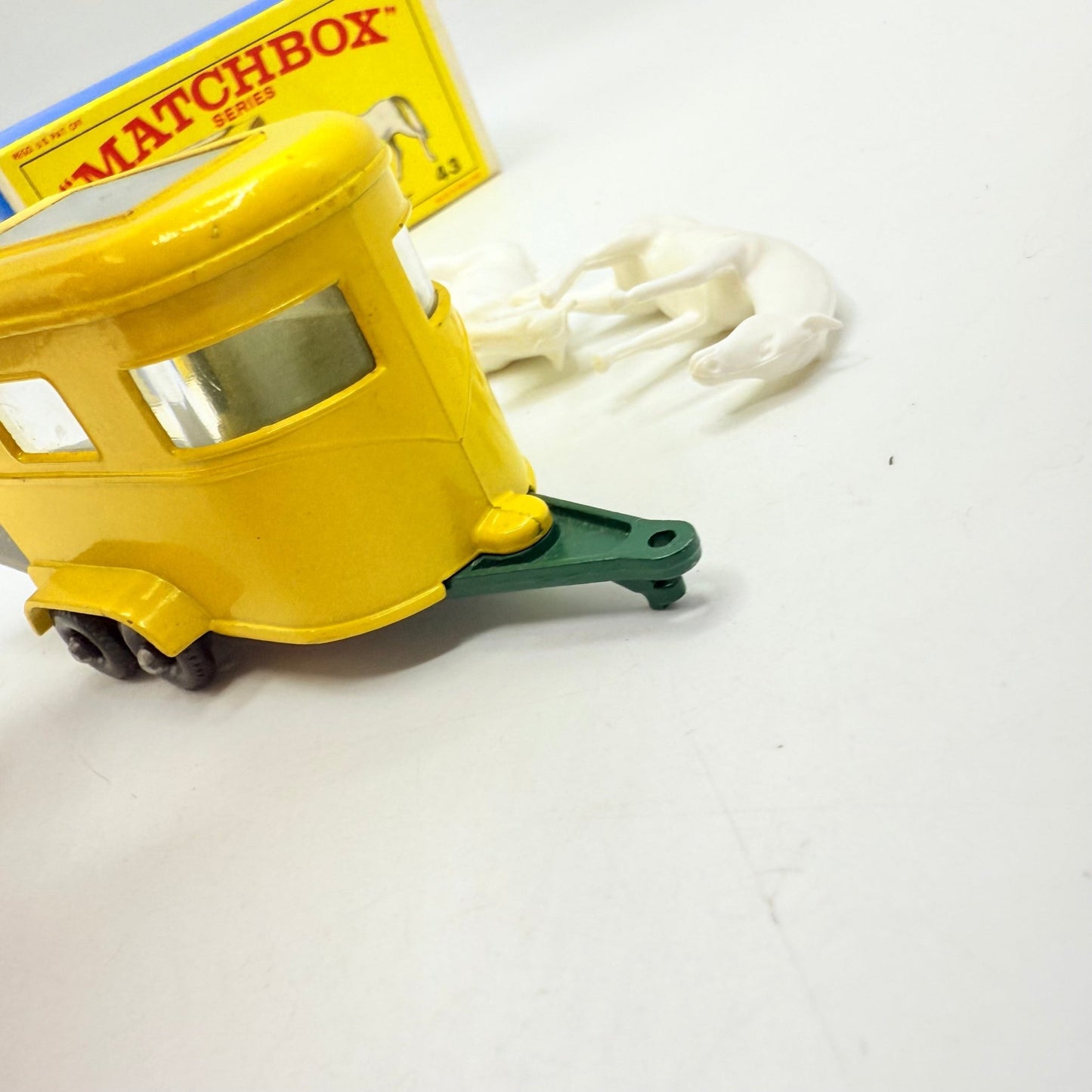 Matchbox 43c Pony Trailer Green Base - Magic Matchbox