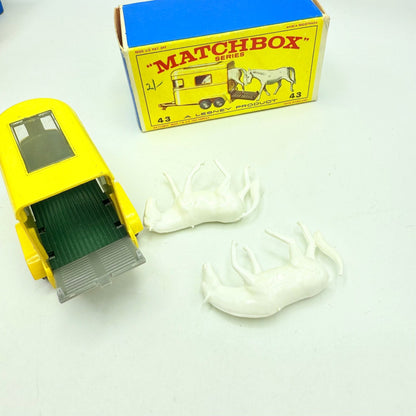 Matchbox 43c Pony Trailer Green Base - Magic Matchbox