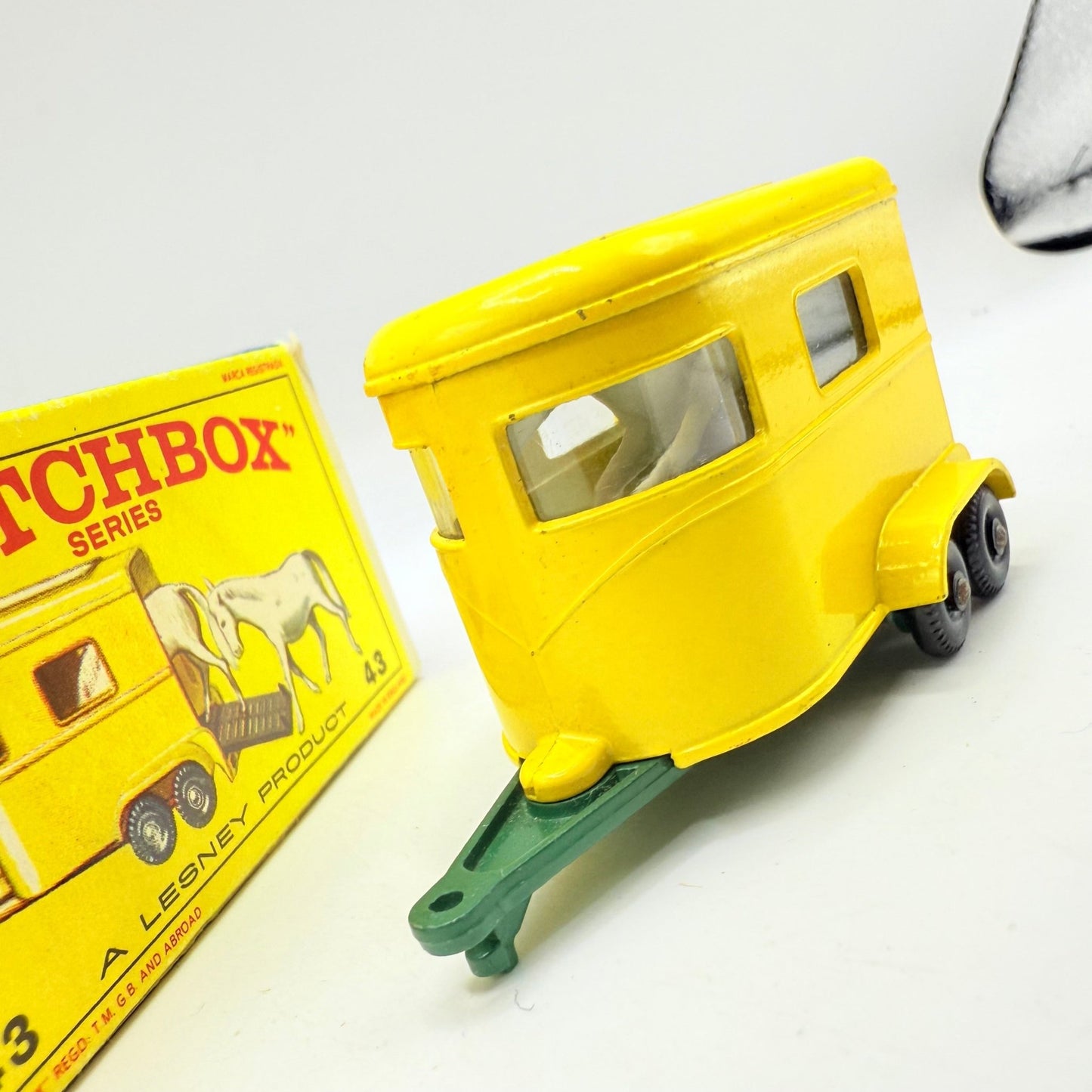 Matchbox 43c Pony Trailer Green Base - Magic Matchbox
