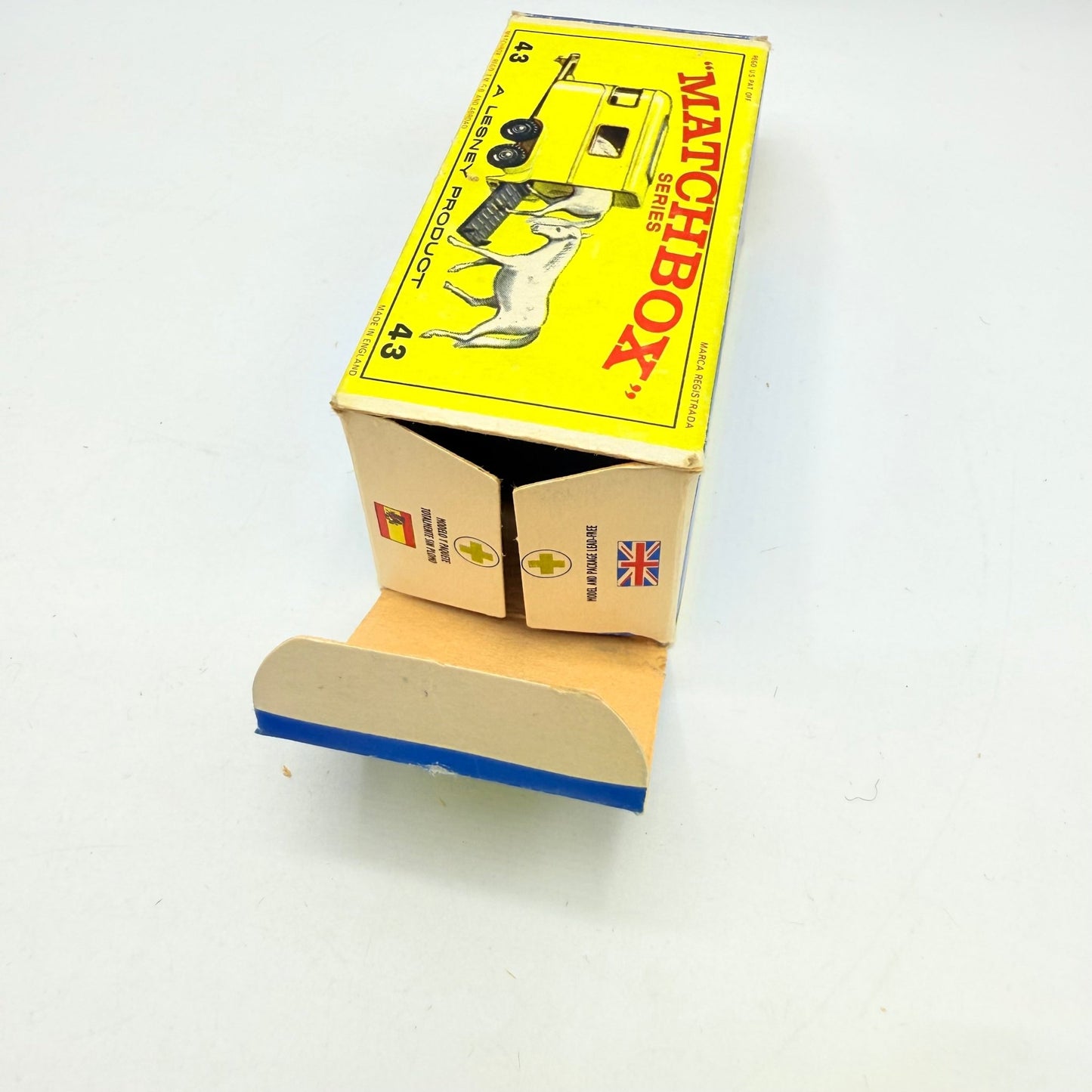 Matchbox 43c Pony Trailer Tan Base - Magic Matchbox