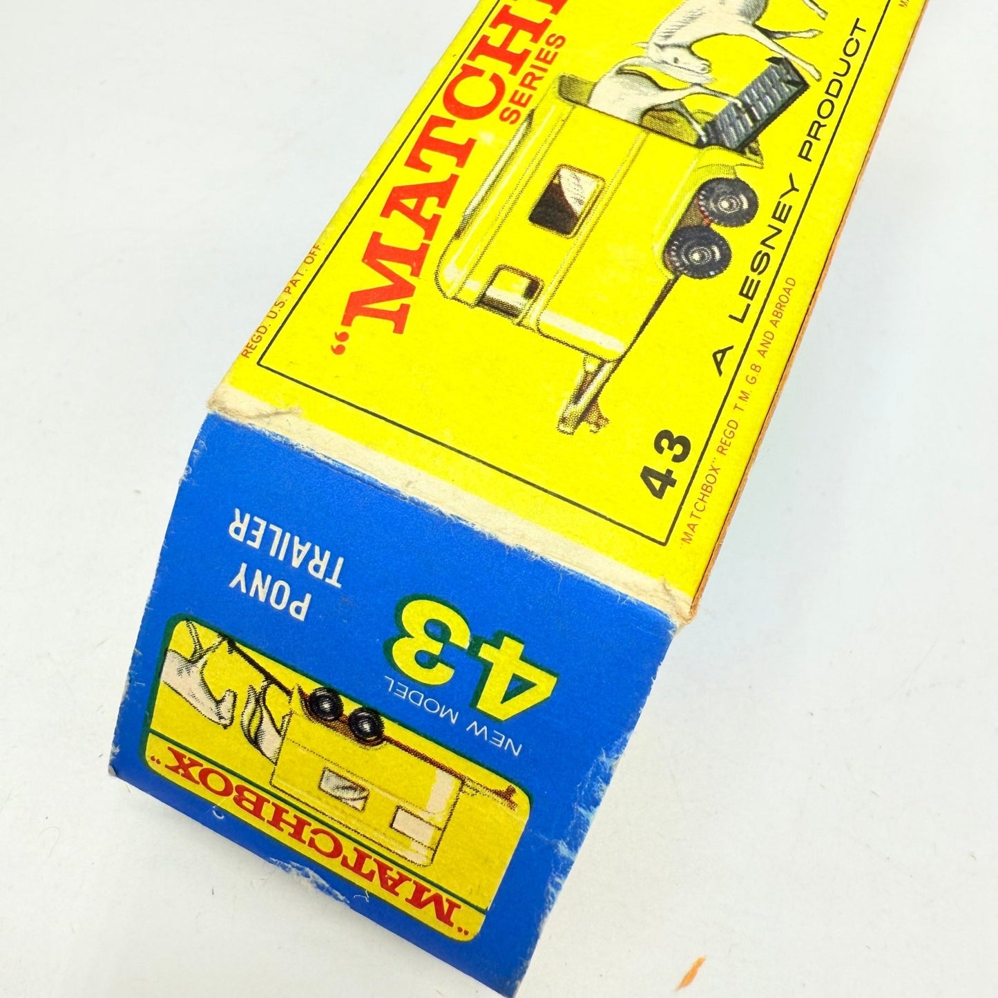 Matchbox 43c Pony Trailer Tan Base - Magic Matchbox