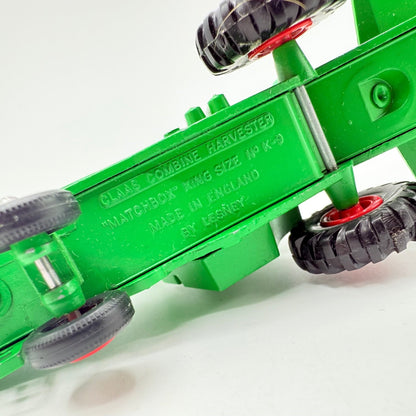 Matchbox King Size K - 9b Claas Combine Harvester - Magic Matchbox