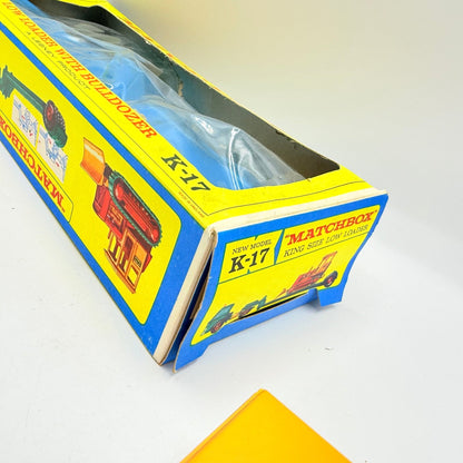 Matchbox Kingsize K - 17 Ford Cab & Dyson Low Loader with Bulldozer - Magic Matchbox