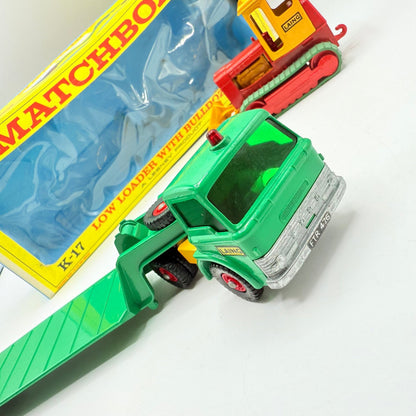 Matchbox Kingsize K - 17 Ford Cab & Dyson Low Loader with Bulldozer - Magic Matchbox