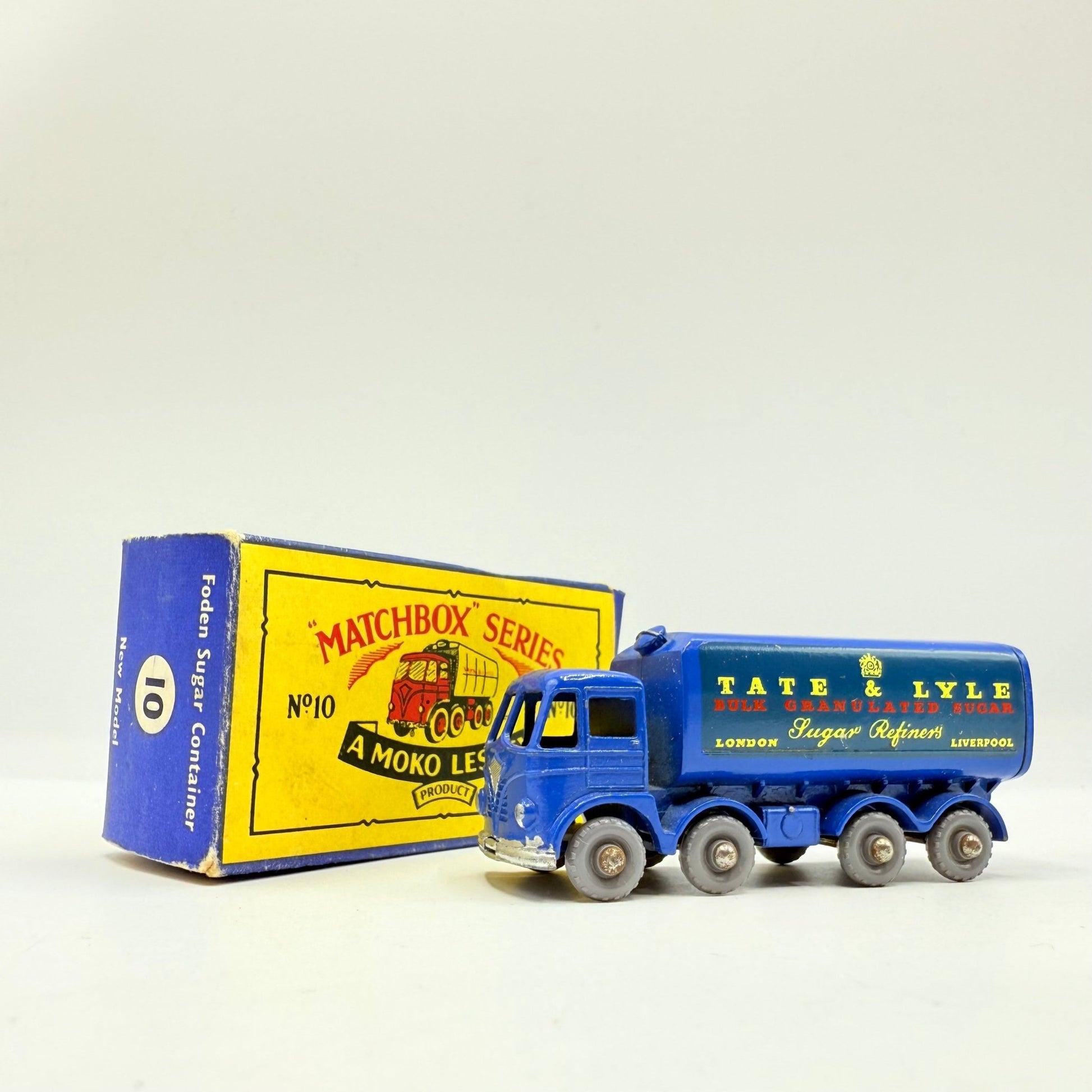 Matchbox Lesney 10c Foden 8 Wheel Sugar Container Tate & Lyle REAR CROWN - GPW - Magic Matchbox